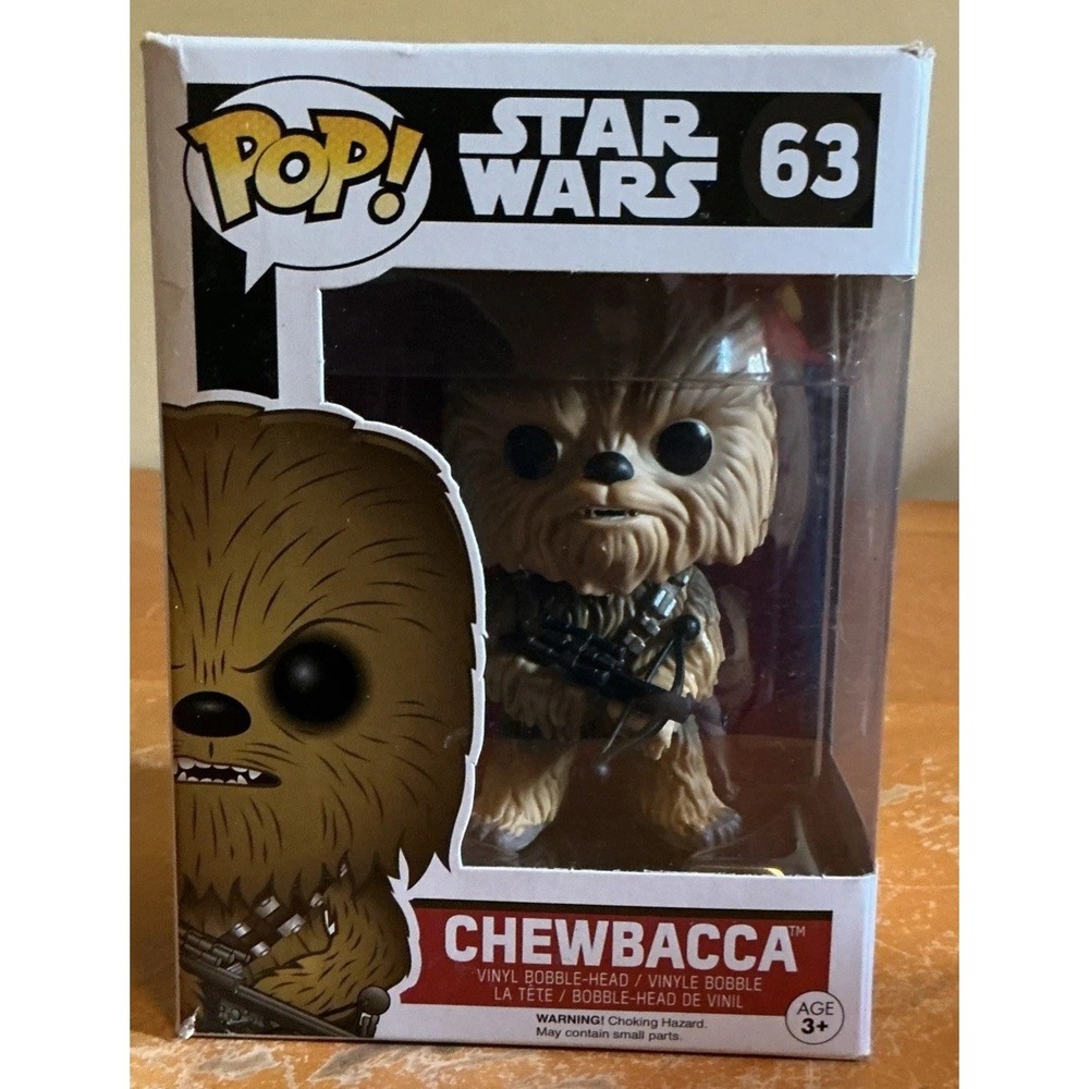Funko POP! Chewbacca #63 Star Wars Vinyl Figure‎ Vaulted 2015 Bobblehead